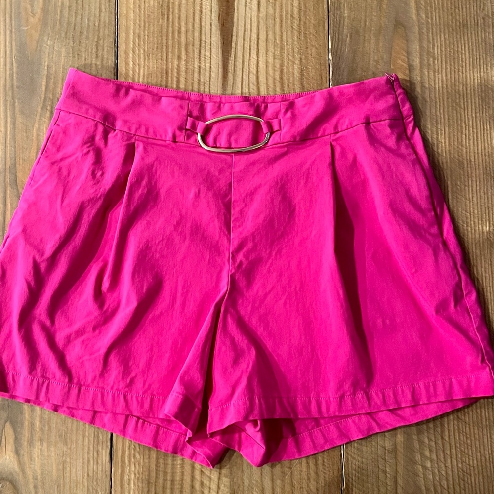 INC International Concepts women’s XL hot pink high waisted shorts